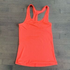 Bright Neon Pink Ribbed Under Armour Tank Top Women’s Size M